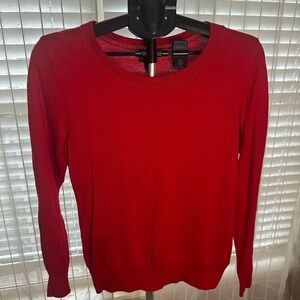 Worthington Vibrant Red Crew Neck Sweater